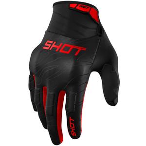 Motokrosa cimdi Shot Drift Onyx red