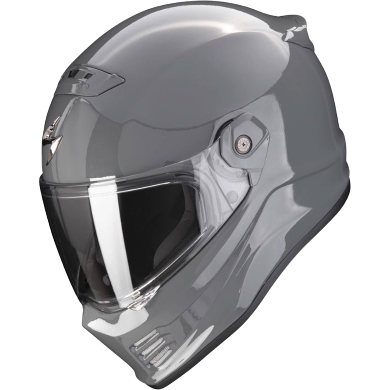 Pilna motocikla ķivere SCORPION COVERT FX cementa pelēka