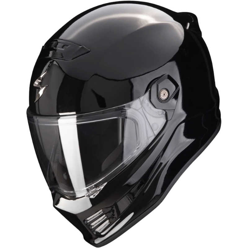 Pilna motocikla ķivere SCORPION COVERT FX spīdīgi melna