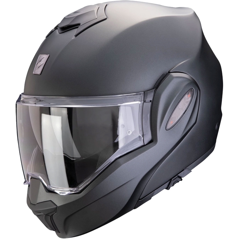 Flip-up ķivere Scorpion EXO-TECH EVO PRO SOLID pearl matēts melns