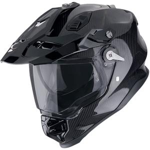 Enduro ķivere Scorpion ADF-9000 CARBON AIR SOLID melna