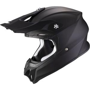 Motokrosa ķivere Scorpion VX-16 EVO AIR Solid black matt