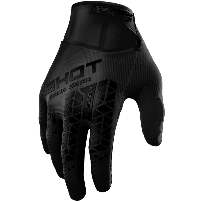Motokrosa cimdi Shot Vision Tech melni