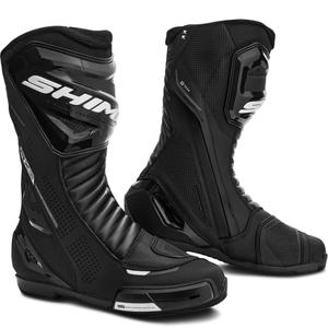 Motocikla zābaki Shima RX-3 melni un balti