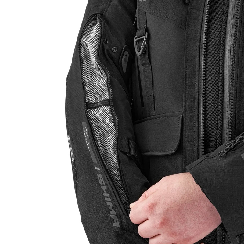 Shima Tracker motocikla jaka melna