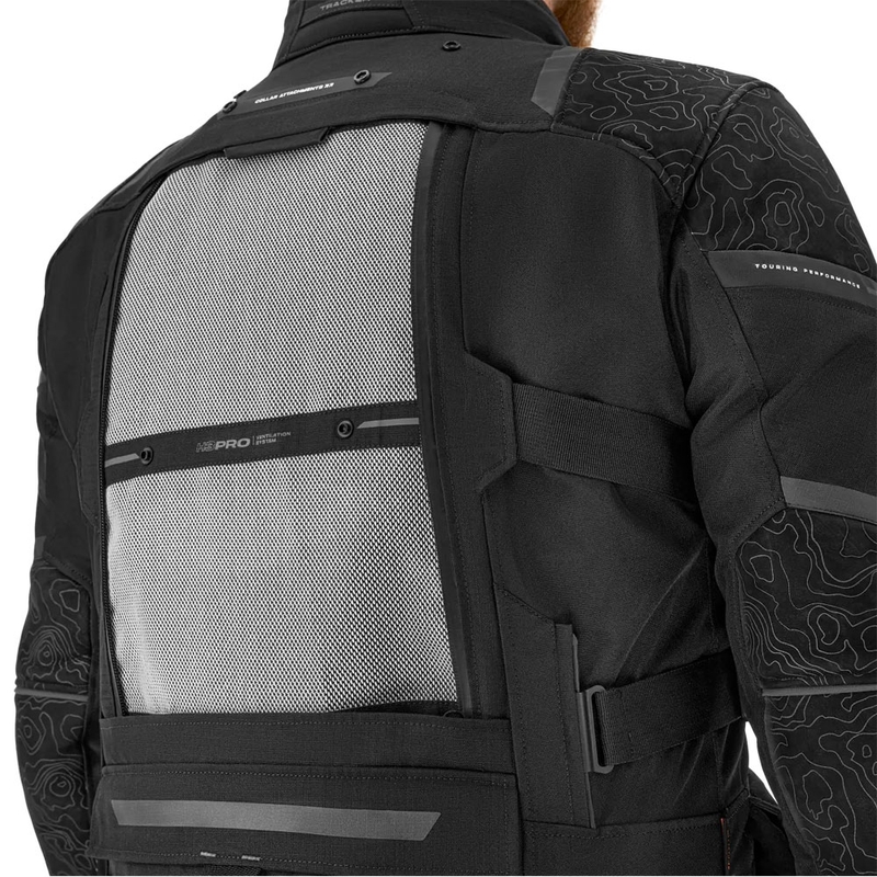 Shima Tracker motocikla jaka melna