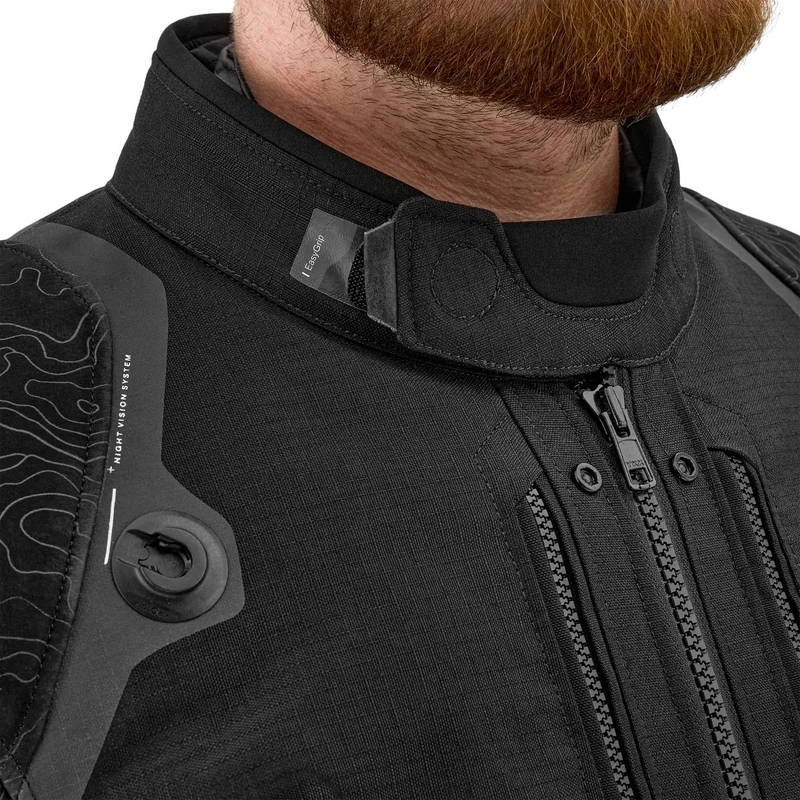 Shima Tracker motocikla jaka melna