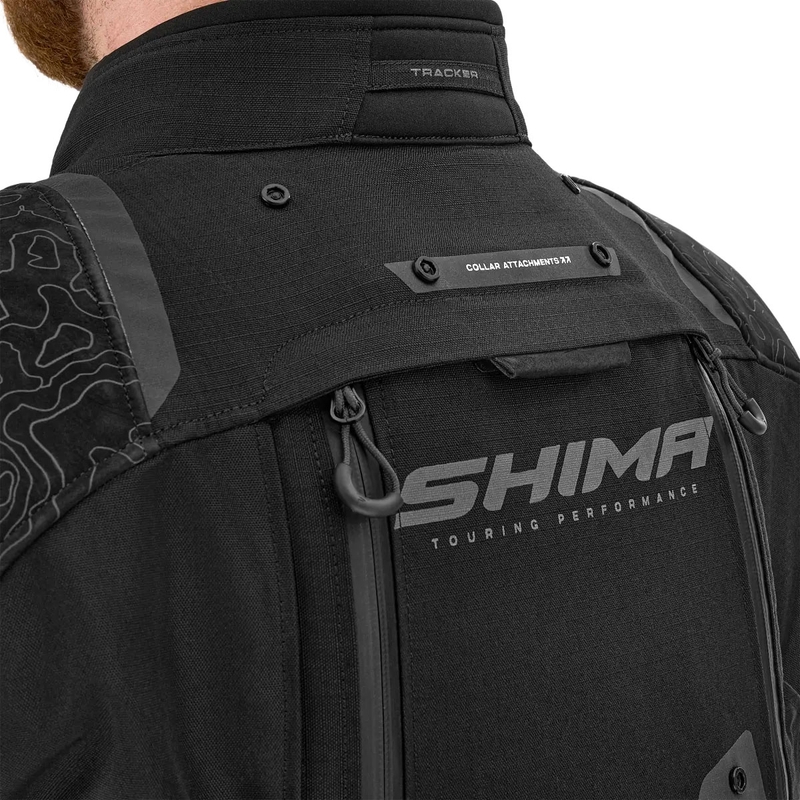 Shima Tracker motocikla jaka melna