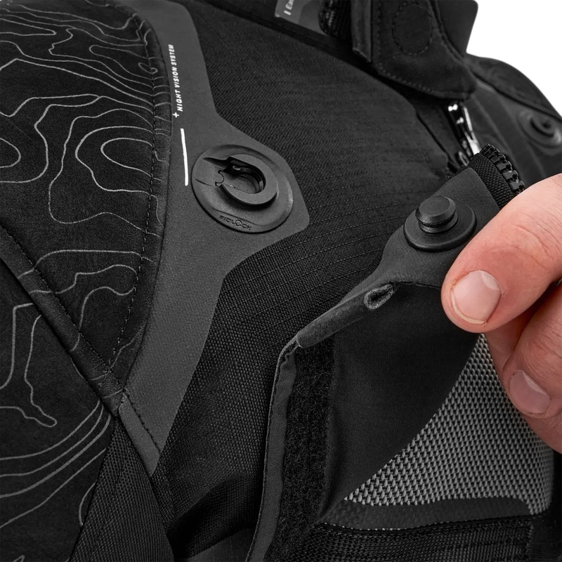 Shima Tracker motocikla jaka melna
