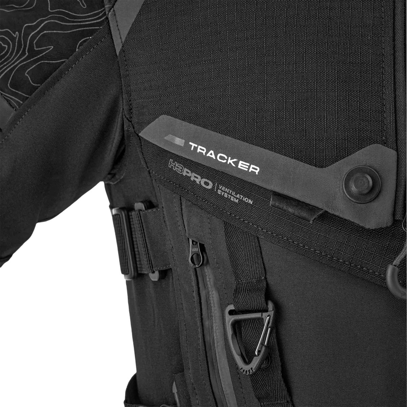 Shima Tracker motocikla jaka melna