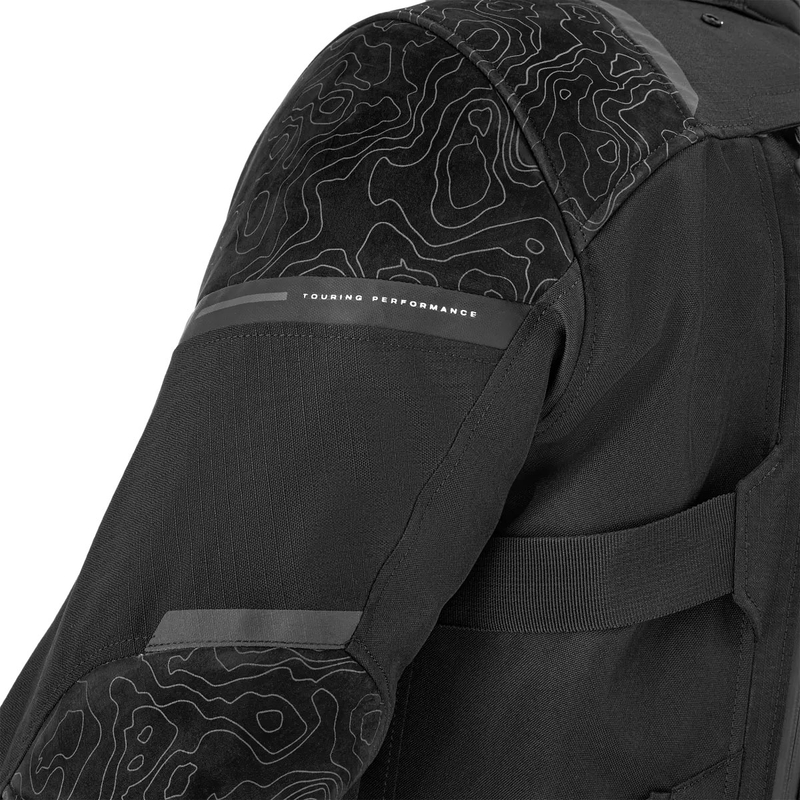 Shima Tracker motocikla jaka melna