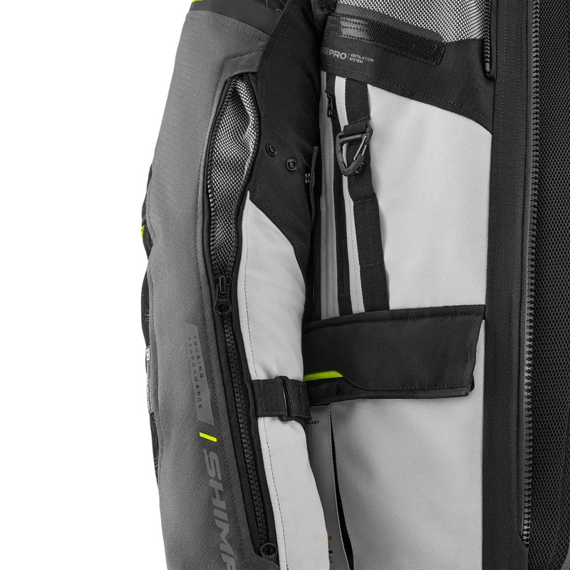 Motocikla jaka Shima Tracker pelēka