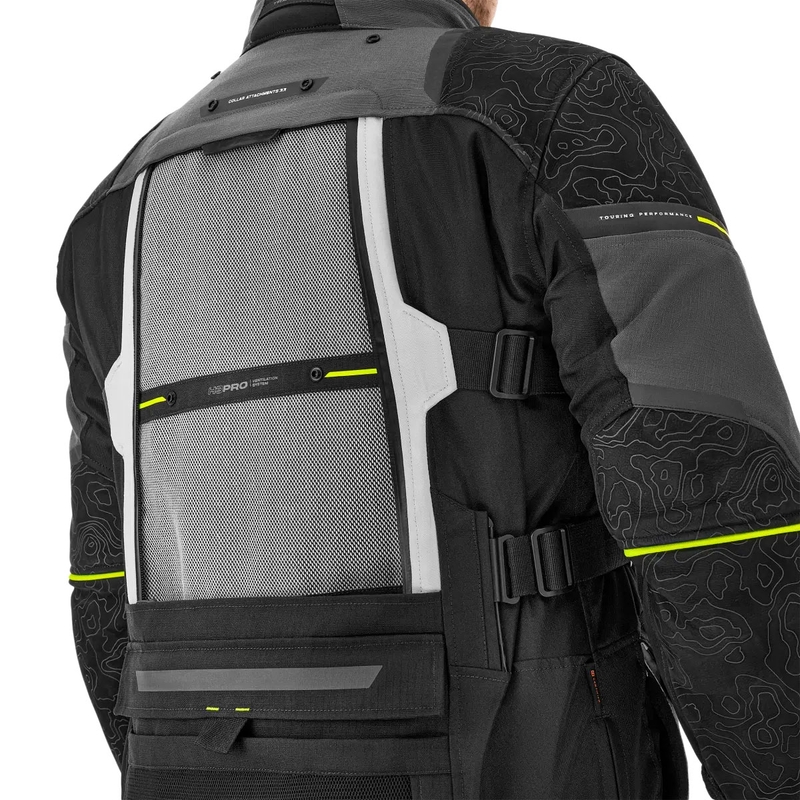 Motocikla jaka Shima Tracker pelēka