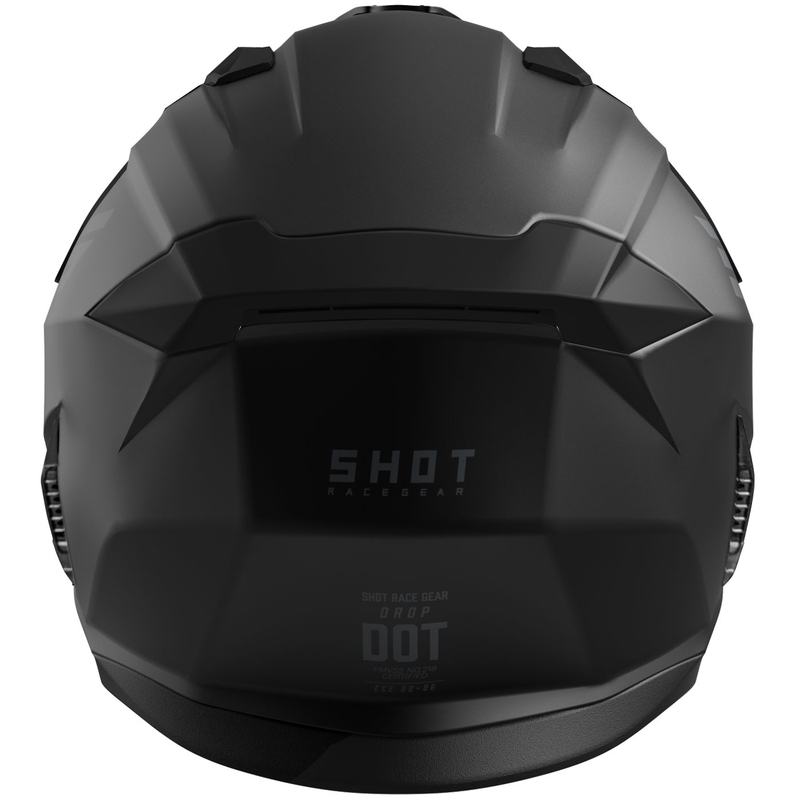 Atvērt motocikla ķivere Shot Drop Solid Matte Black