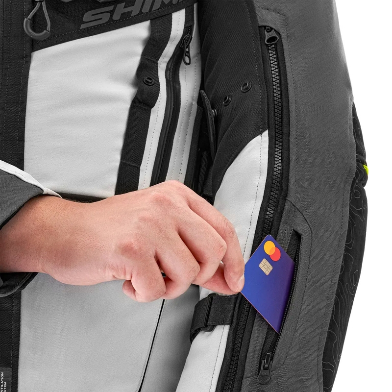 Motocikla jaka Shima Tracker pelēka