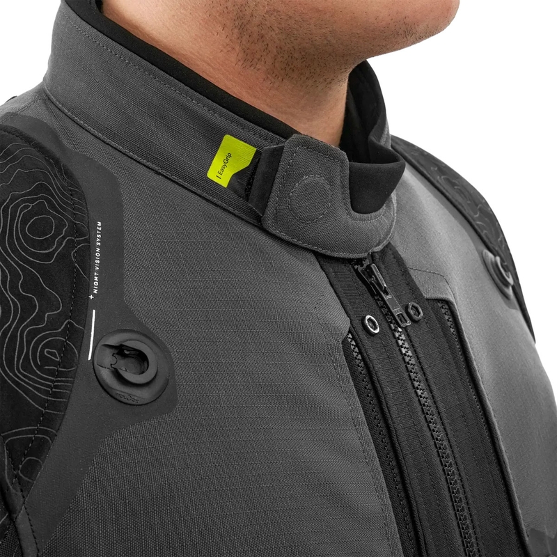 Motocikla jaka Shima Tracker pelēka