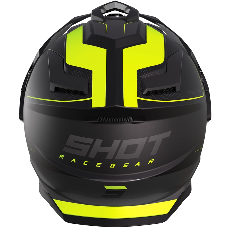 Enduro motociklu ķivere Trek Max Vision Rally matēts melns-fluo dzeltens