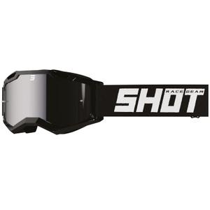 Bērnu motokrosa brilles Shot Rocket Kid 2.0 drop black ar iridija pleksi