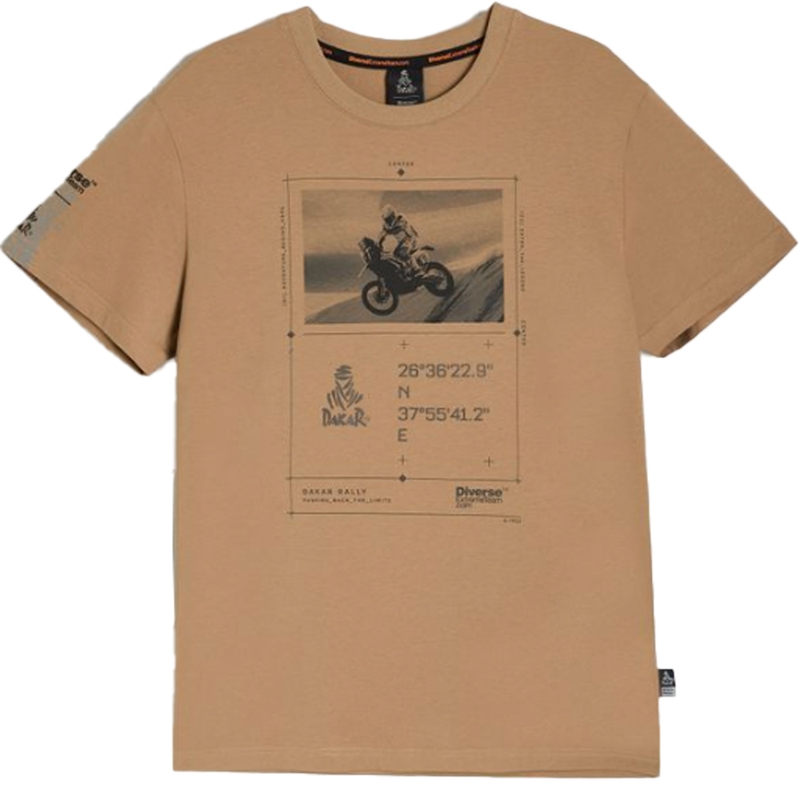 T-krekls Dakar DES DSRT 0625 bēšs