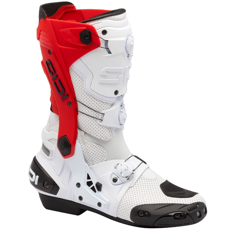 SiDi Rex Air motocikla zābaki sarkanbaltsarkani