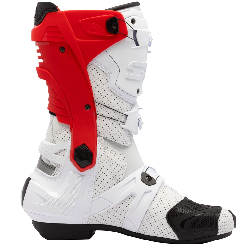 SiDi Rex Air motocikla zābaki sarkanbaltsarkani