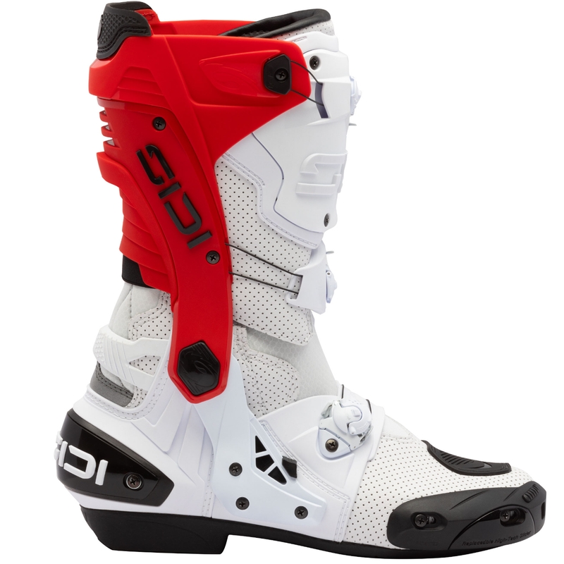 SiDi Rex Air motocikla zābaki sarkanbaltsarkani