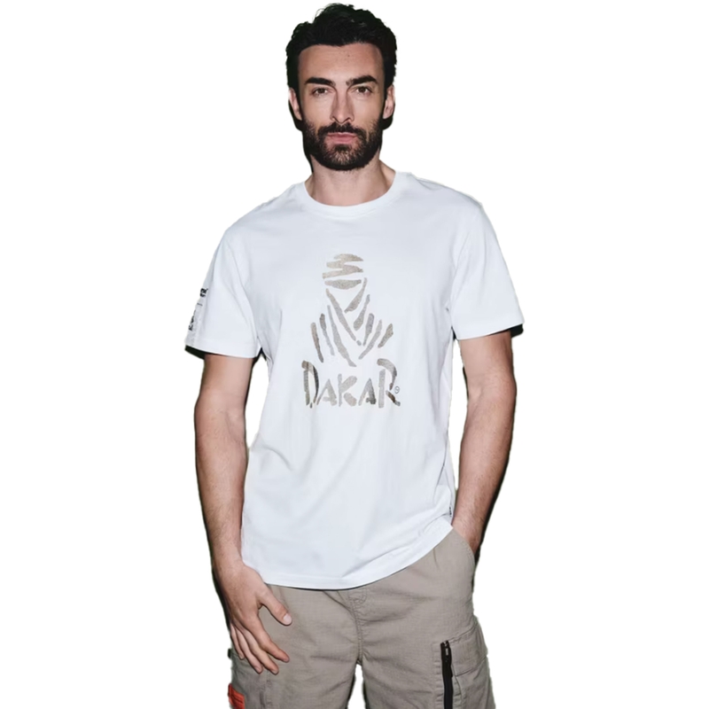T-krekls Dakar DES LOGO25 balts