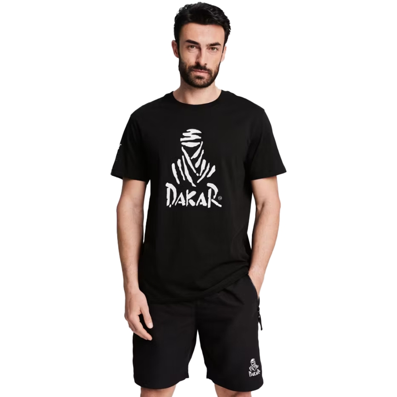 T-krekls Dakar DES LOGO25 melns