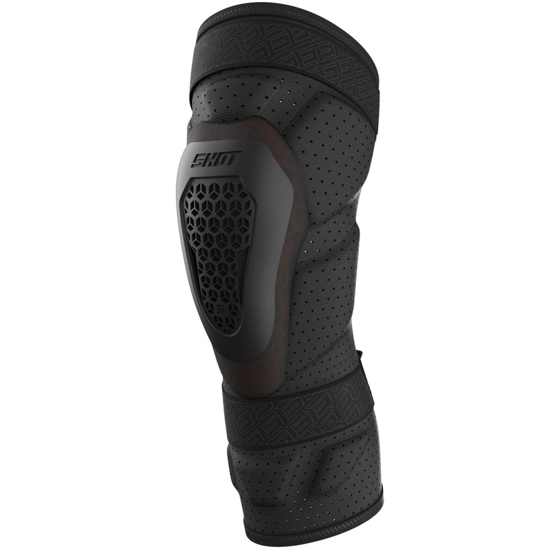Shot Race D3O® melns ceļgalu aizsargs