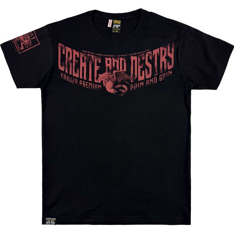 T-krekls Yakuza Premium 3905 melns