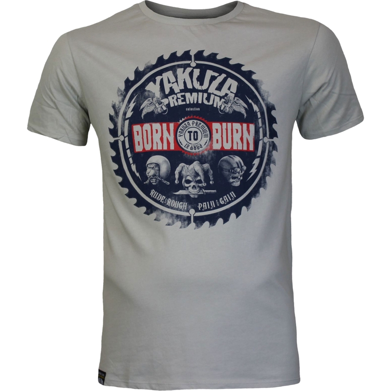 T-krekls Yakuza Premium 3913 pelēks