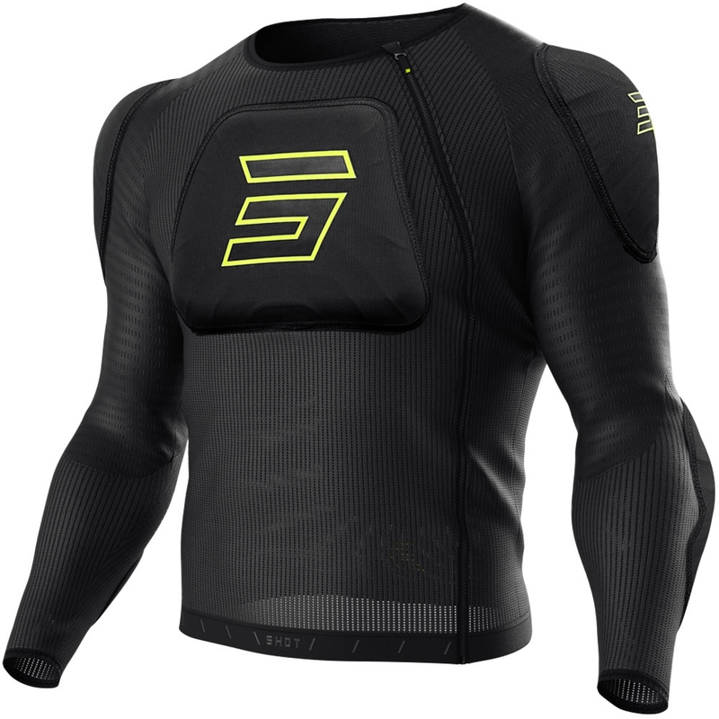 Shot Vest Prime melns-fluo dzeltens