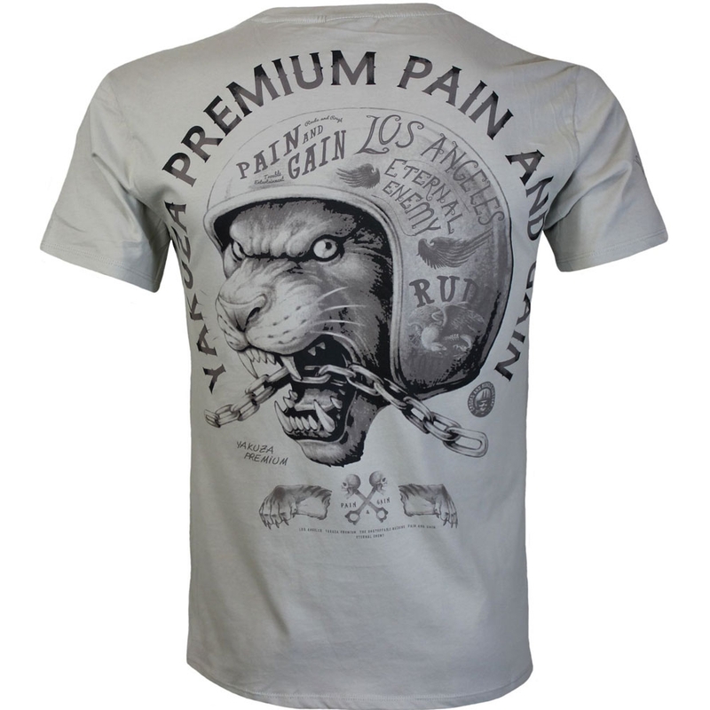 T-krekls Yakuza Premium 3919 pelēks