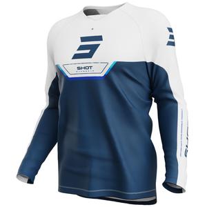 Bērnu motokrosa krekliņš Shot Draw Daytona blue