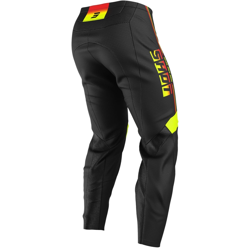 Bērnu motokrosa bikses Shot Draw Block Fluo Yellow