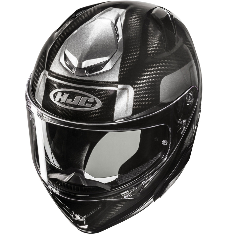 Integrēta motociklista ķivere HJC RPHA 72 Carbon Fynex MC5 melns-pelēks