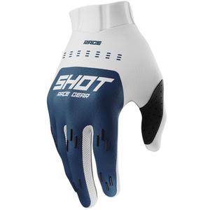 Bērnu motokrosa cimdi Shot Race Evo petrol blue