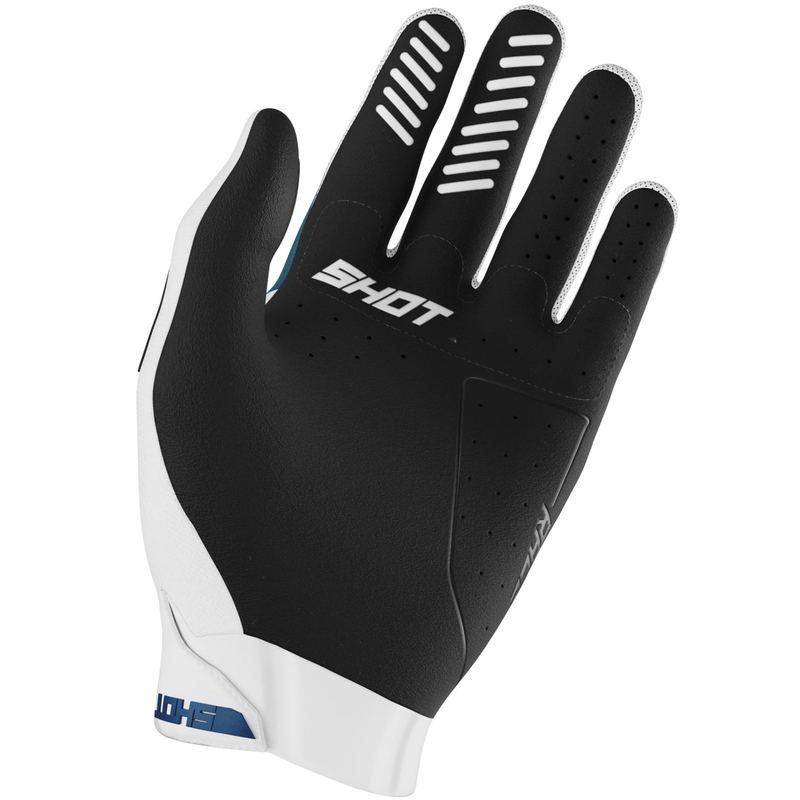 Bērnu motokrosa cimdi Shot Race Evo petrol blue