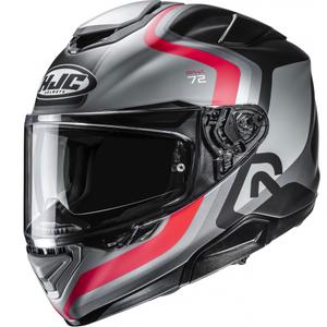 Integrālā motociklista ķivere HJC RPHA 72 Ernem MC1SF melns-pelēks-sarkans