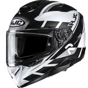 Integrēta motocikla ķivere HJC RPHA 72 Value MC5 melnā un baltā krāsā