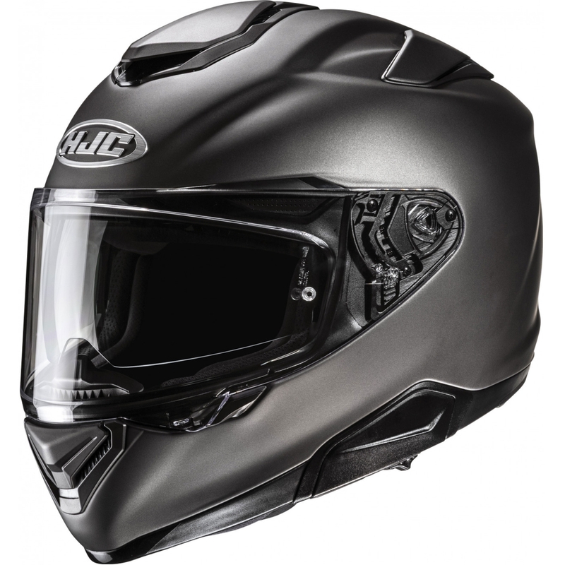 Integrēta motocikla ķivere HJC RPHA 72 Solid pusmatēta titāna krāsā