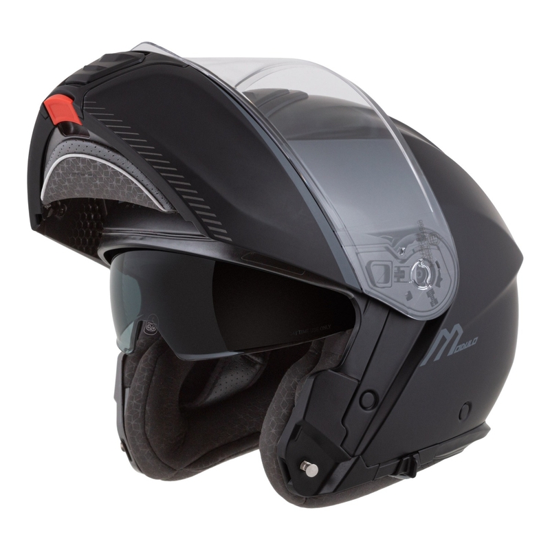 Cassida Modulo 2.1 Compass flip-up motociklu ķivere matēts melns-pelēks