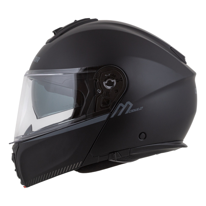 Cassida Modulo 2.1 Compass flip-up motociklu ķivere matēts melns-pelēks