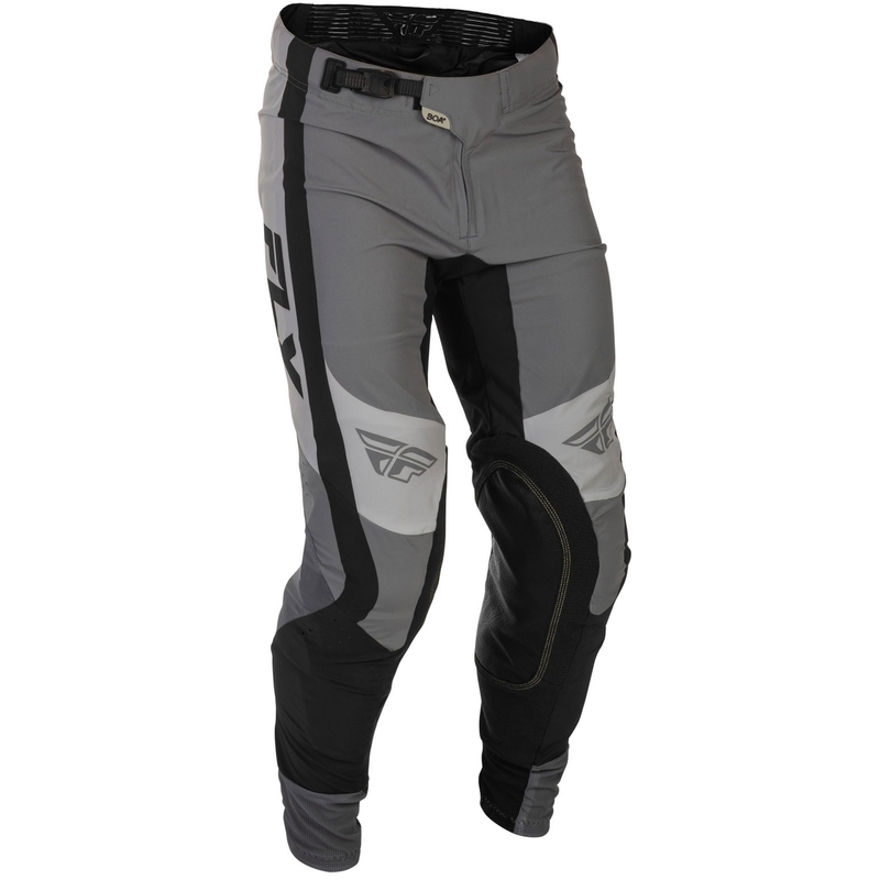 Motokrosa bikses FLY Racing Lite pelēk- melnas