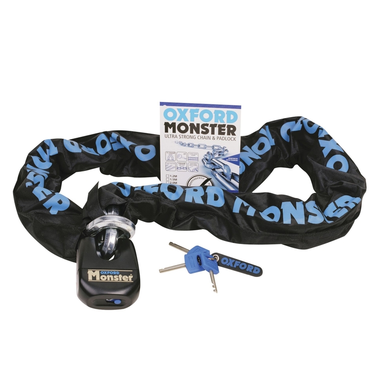 Oxford Monster ķēdes slēdzene 1,2 m