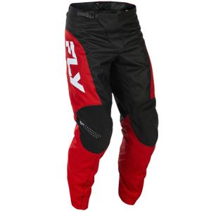 Motokrosa bikses FLY Racing - ASV F-16 sarkanā-melnā-baltā krāsā