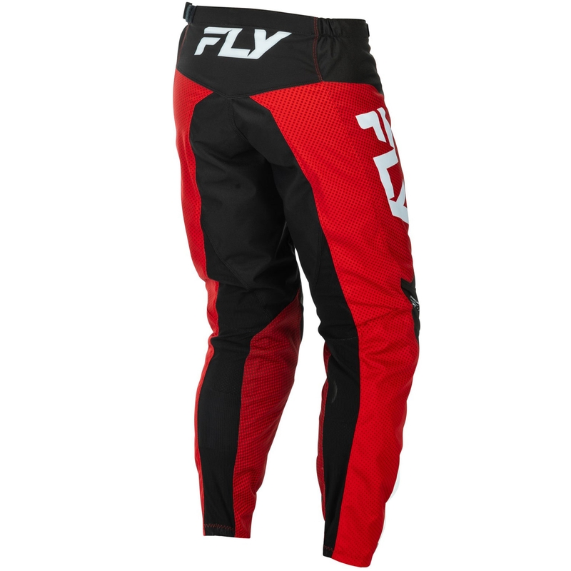 Motokrosa bikses FLY Racing - ASV F-16 sarkanā-melnā-baltā krāsā