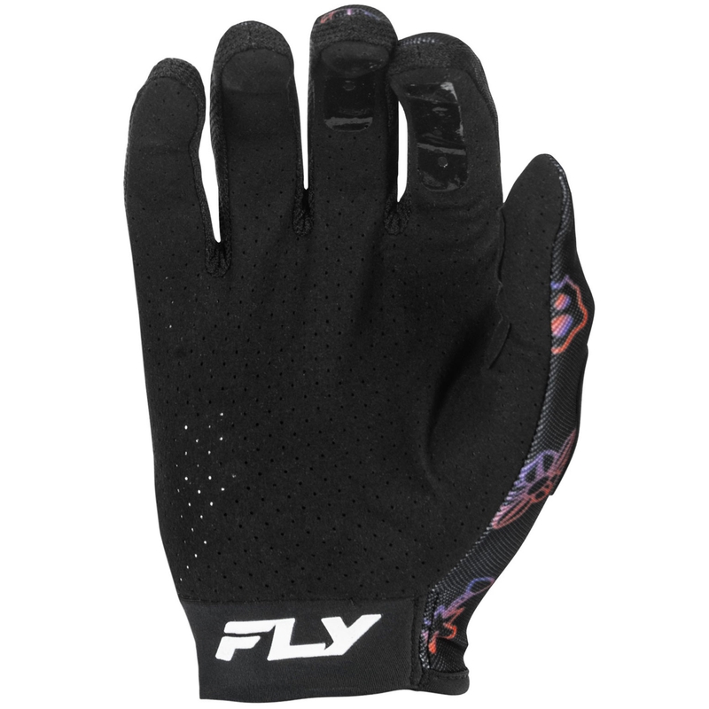 Motokrosa cimdi FLY Racing - USA Lite Outline melni-sarkani-violeti