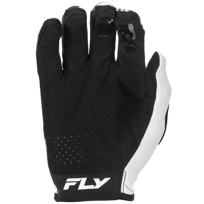 Motokrosa cimdi FLY Racing - USA Lite Warp baltā-zilā-rozā krāsā