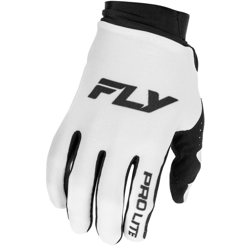 Motokrosa cimdi FLY Racing - USA Pro Lite balti un melni